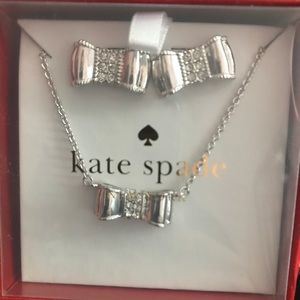 Kate Spade Moon River pave set in silver